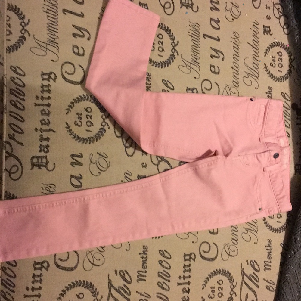Pink jeans
